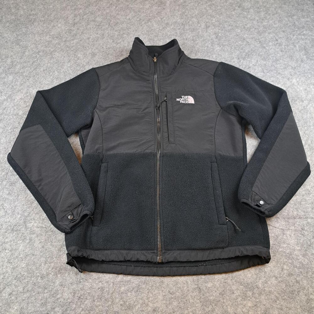 The North Face Jacket Womens Medium Black Denali Fleece Full Zip Polartec Top